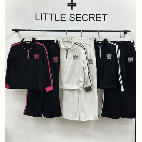 Костюм спорт Little Secret K012 black-white