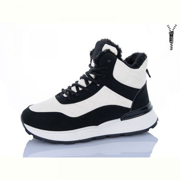 Ботинки ABA 8711 black-beige