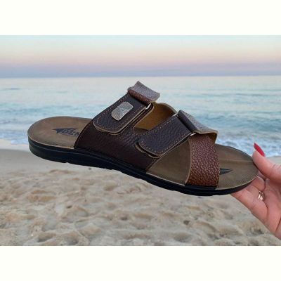 Шлепанцы Malibu 6842T brown-camel