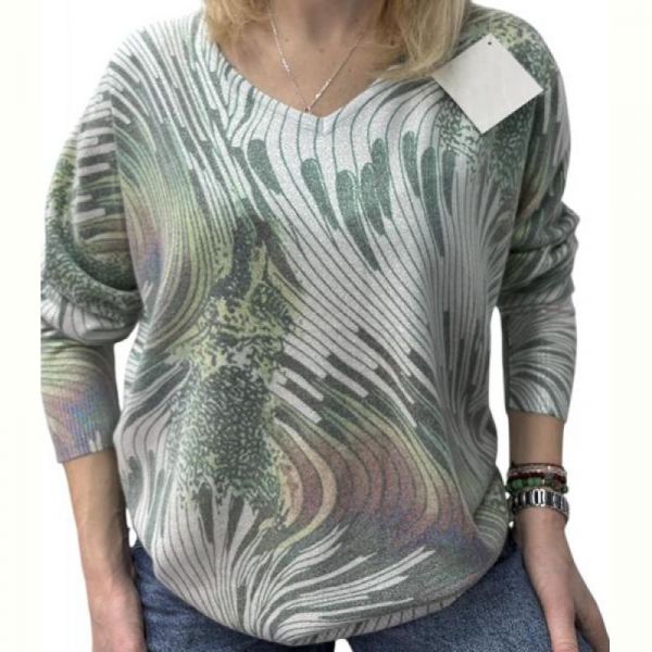 Свитер Elena&Vika 25241 green