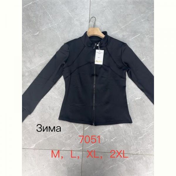 Кофта спорт NewJeans 7051 black
