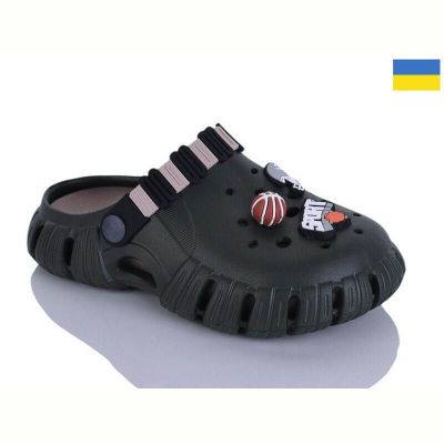 Кроксы Malibu 6012 хакі/беж