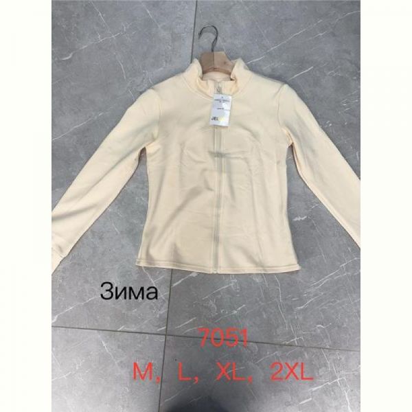 Кофта спорт NewJeans 7051 beige