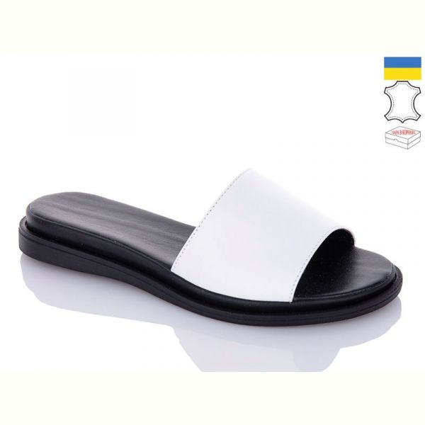 Шлепанцы Garti 97 білий шкіра