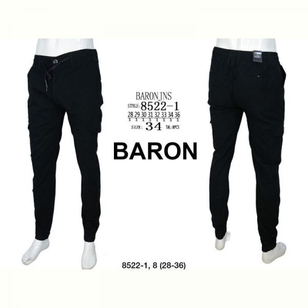 Джоггеры God Baron 8522-1 black