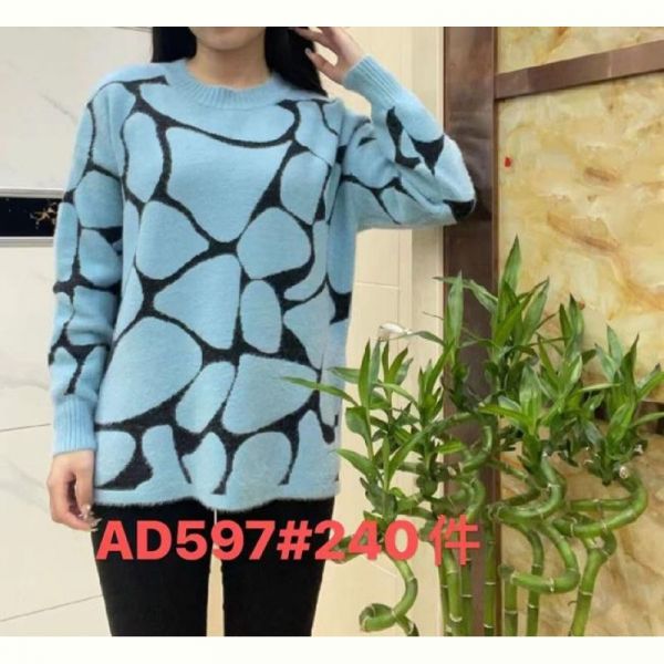 Свитер Aidin-шик шок AD597 l.blue