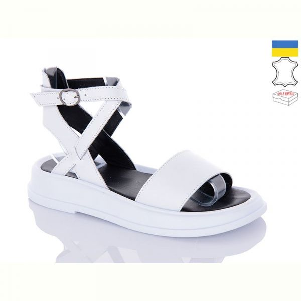 Босоножки Garti 0145 білий шкіра