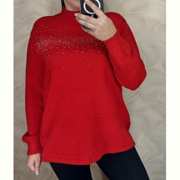 Свитер LeVisha 24070 red