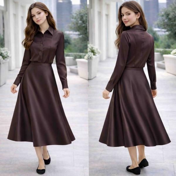 Юбка Karolina KR503 brown
