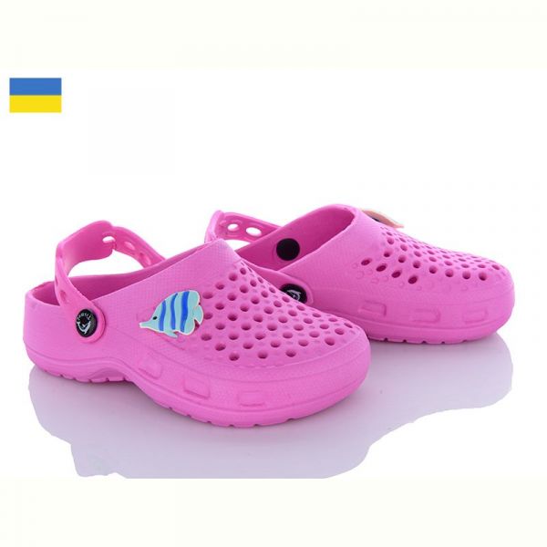 Кроксы Tismel 10-11 рожевий