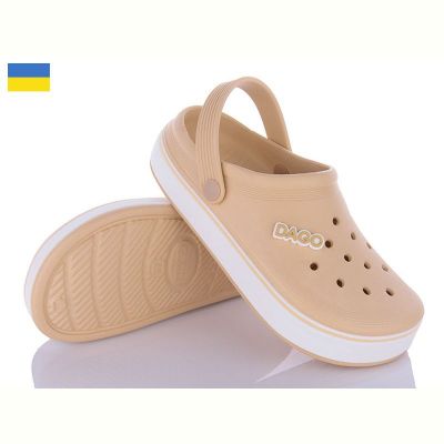 Кроксы Golden Lion 419 св.бежевий