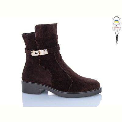 Ботинки Sali 81 шоколад з кор-п.зима