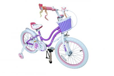 RB16G-1-ВЕЛОСИПЕД ДИТЯЧИЙ ROYAL BABY STARGIRL ФІОЛЕТОВИЙ 16 ДЮЙМІВ