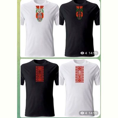 Футболка Mary Brand 171 black-red