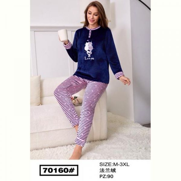 Пижама Anion 70160 navy-pink