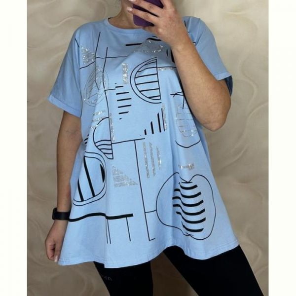 Футболка LeVisha 26008 l.blue