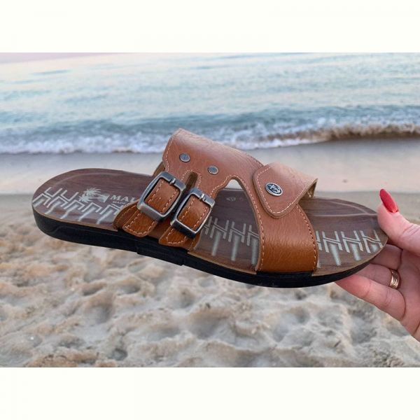 Шлепанцы Demur MKD25 camel