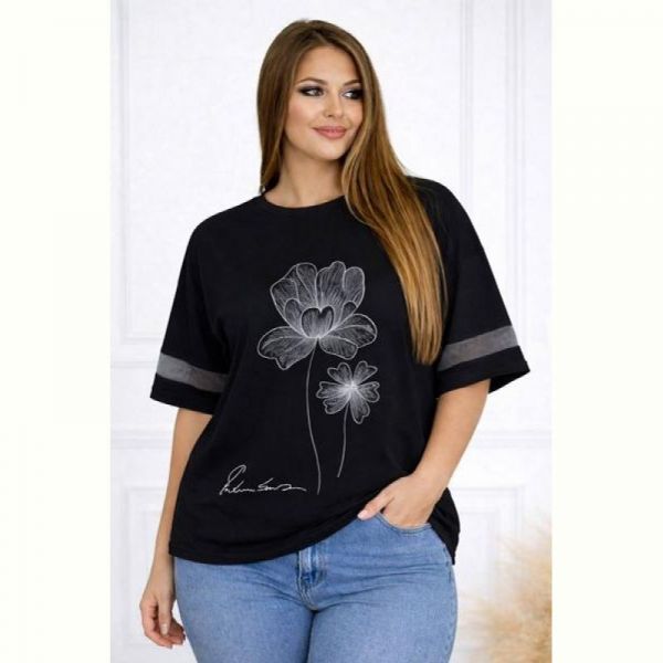 Футболка Elena&Vika 26035 black