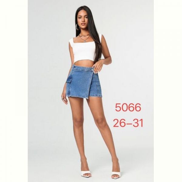 Юбка-шорты NewJeans 5066 l.blue