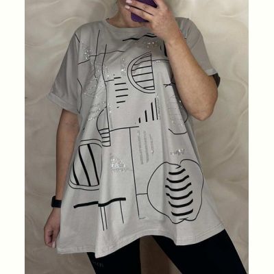Футболка LeVisha 26008 grey
