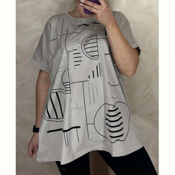 Футболка LeVisha 26008 grey