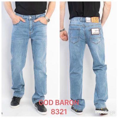 Джинсы God Baron 8321 l.blue
