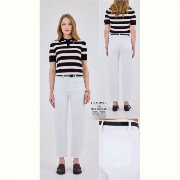 Джинсы Maxim Jeans 1665-1 white