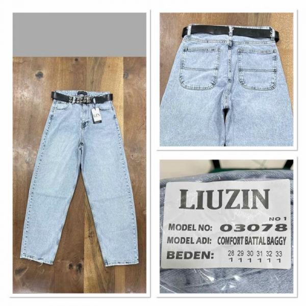 Джинсы Maxim Jeans 03078-1 l.blue