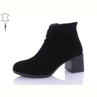 Ботинки QQ Панда 641-1 зм-black