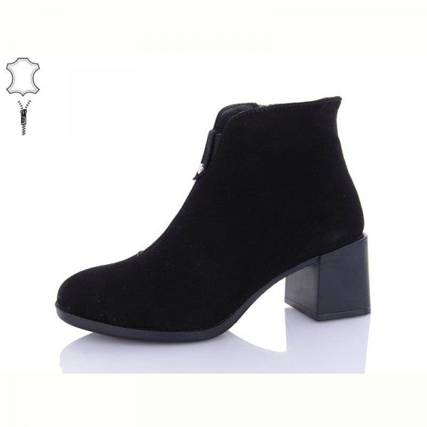 Ботинки QQ Панда 641-1 зм-black