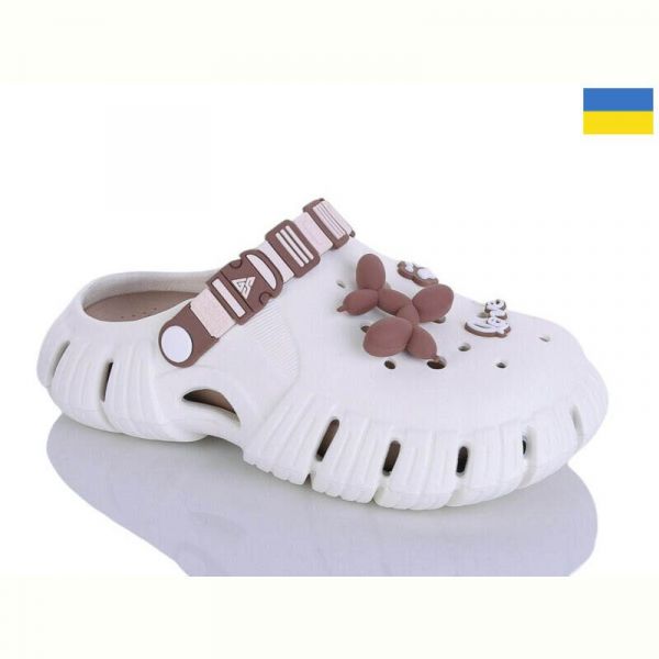 Кроксы Malibu 677 крем/мокко