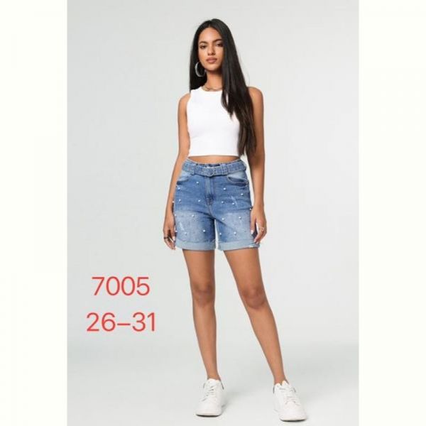 Шорты NewJeans 7005 l.blue