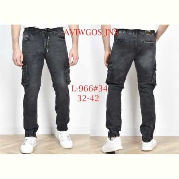 Джинсы God Baron L-966 black