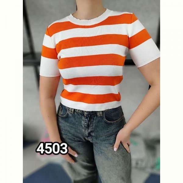 Топ MMC clothes 4503 white-orange