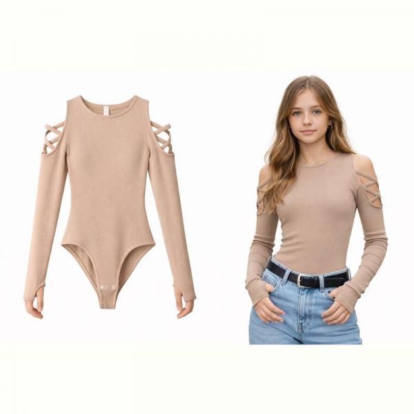 Боди Karolina KR613 beige