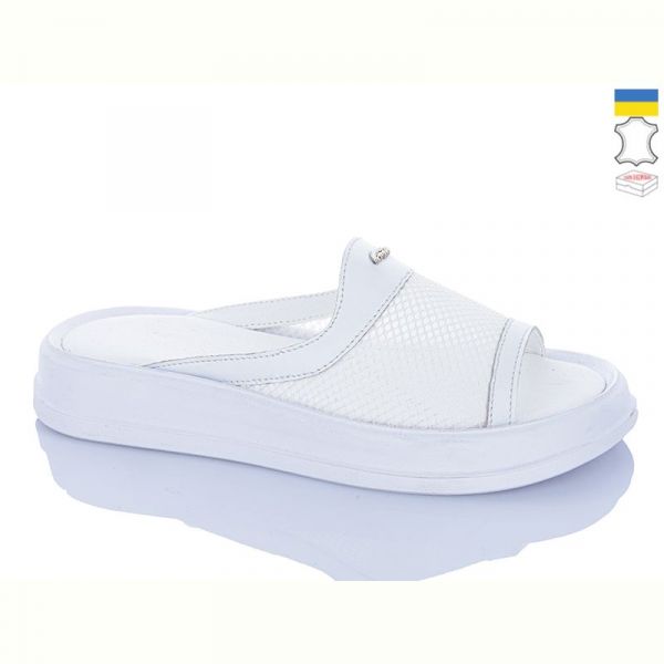 Шлепанцы Sali 2290 білий біл-п.