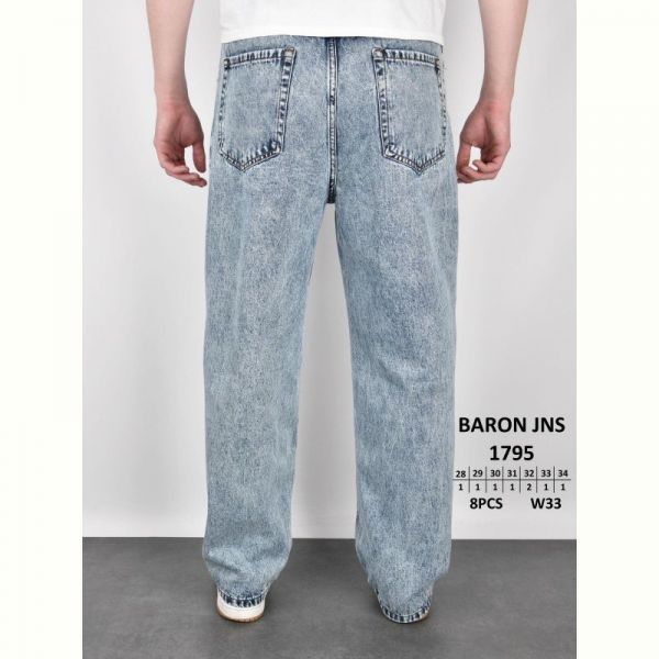 Джинсы God Baron 1795 l.blue