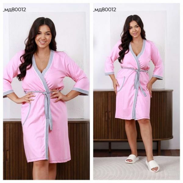 Халат Vehuiah 80012 pink
