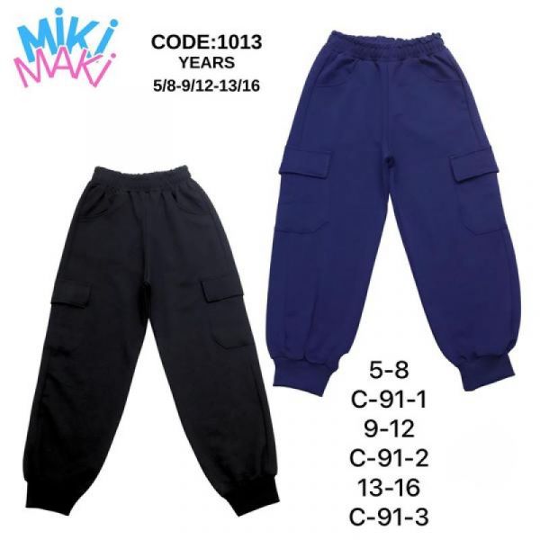 Штаны спорт Miki Maki C91-3 black