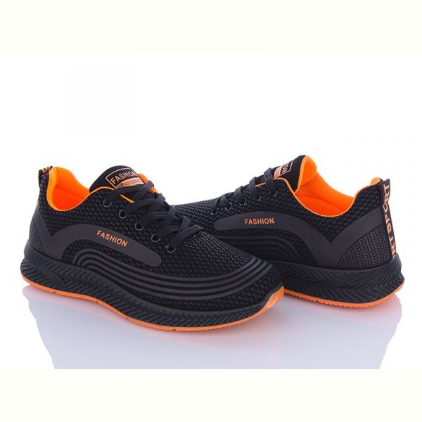 Кроссовки Wonex 197-144 black-orange