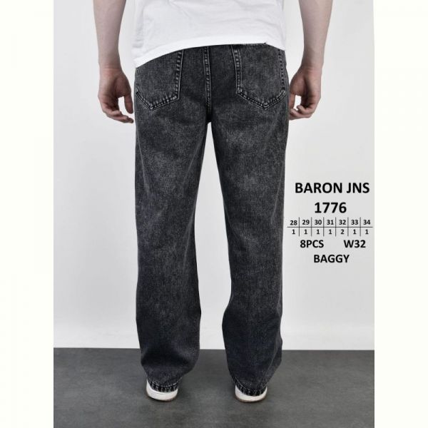 Джинсы God Baron 1776 black