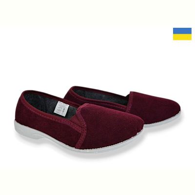 Тапочки Kredo 14-106 бордовий