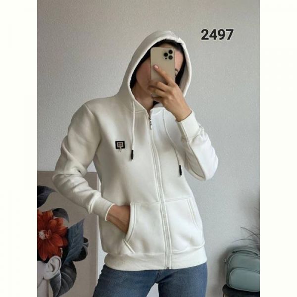 Кофта спорт FSN 2497 white