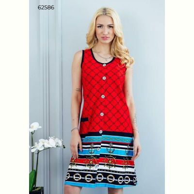 Халат Vehuiah 62586 red