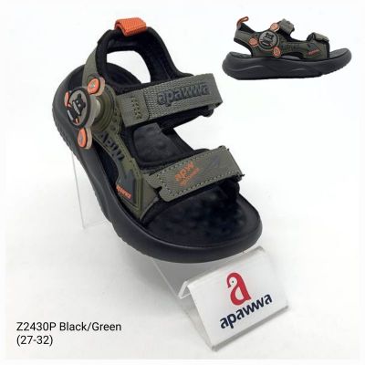 Босоножки Apawwa ApB-Z2430P green-black