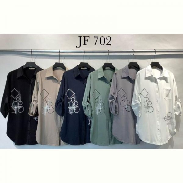 Рубашка Immei JF702 grey