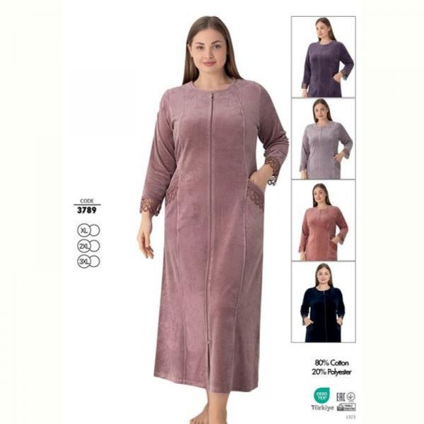 Халат Cotpark 3789 violet