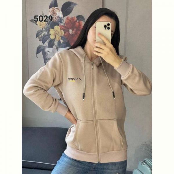 Кофта спорт FSN 5029 l.beige