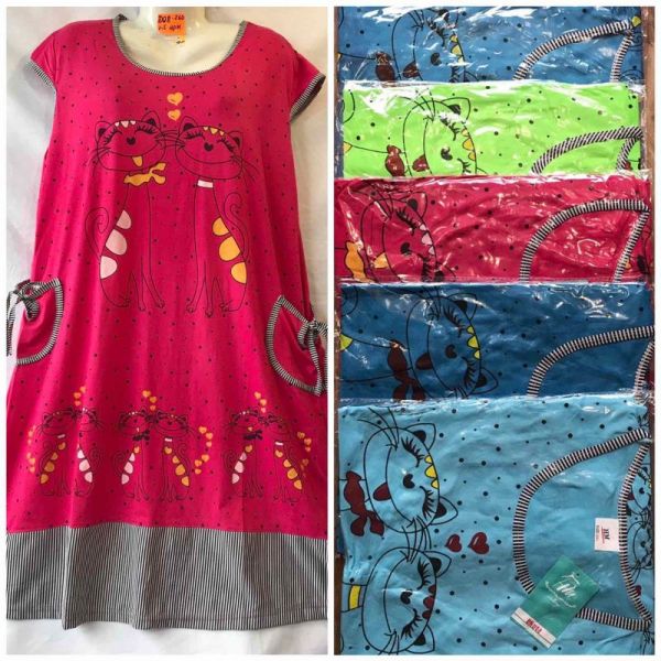 Платье HomeWear D08 mix
