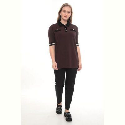 Футболка Julia JL1056 brown